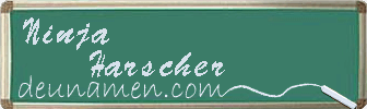 Ninja Harscher Visitenkarte